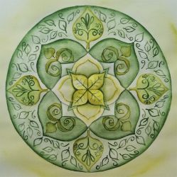 Bild von Mandala des Loslassens - Ohrstecker aus Edelstahl