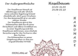 Picture of Lebensbaum Anhänger Haselbaum / 22.03-31.03 / 24.09-03.10